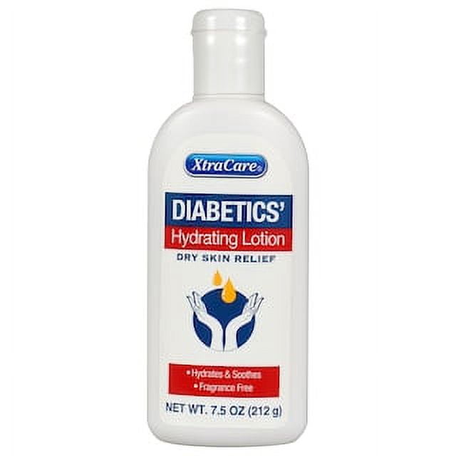 Diabetics' Hydrating Lotion, Soothes, Dry Skin Relief Fragrance Free 7.5 oz. Bottles ( Product