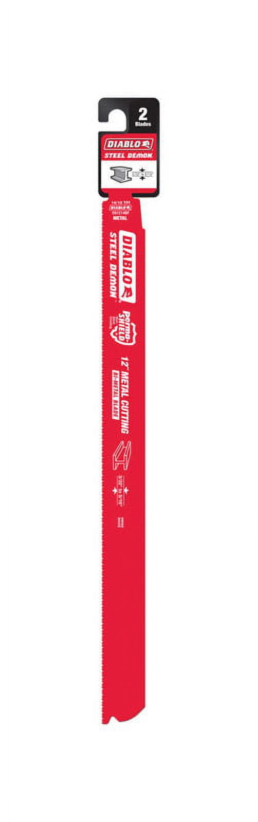 Diablo 12 in. Bi-Metal Reciprocating Saw Blade 14/18 TPI 2 pc.
