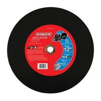 Diablo 12 in. Dia. x 20 mm Aluminum Oxide Metal Cut-Off Wheel 1 pk