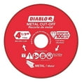 thumbnail image 1 of Diablo 4.5 in. Dia. x 7/8 in. Diamond Metal Cut-Off Wheel 1 pk, 1 of 1
