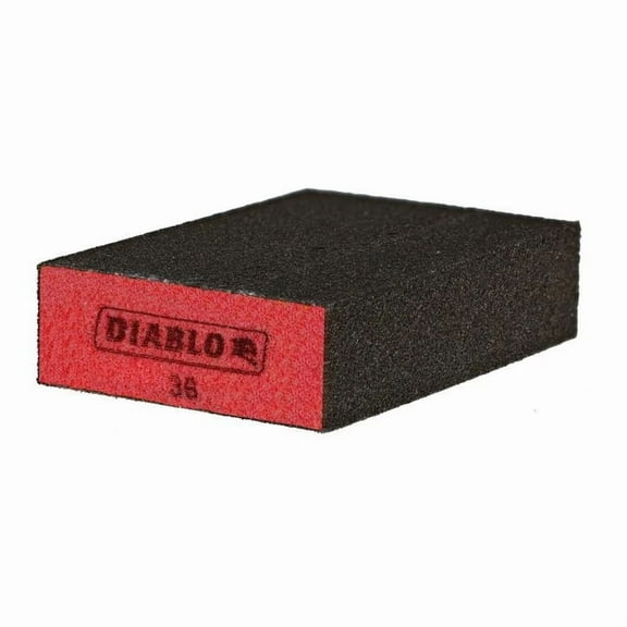 Diablo 4 In. L X 2-1/2 In. W X 1 In. 36 Grit Coarse Block Sanding Sponge
