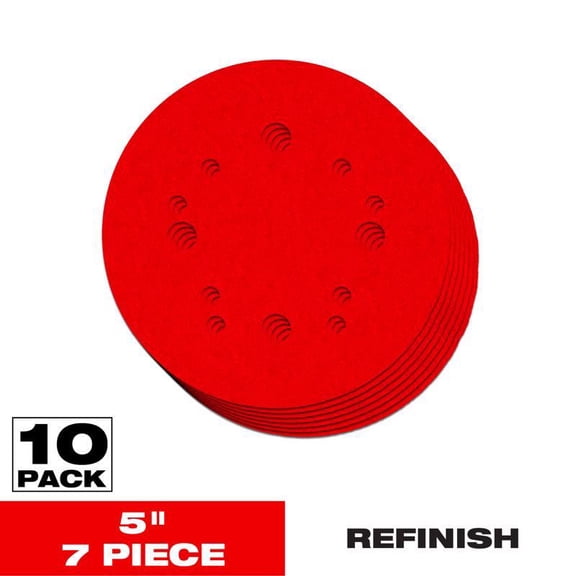 Diablo 5 in. Ceramic Blend Hook and Lock Sanding Disc Kit Assorted Grit Assorted 7 pc.