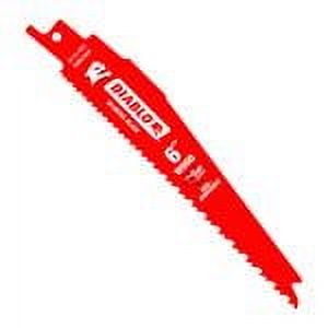 Diablo 6 in. Bi-Metal Reciprocating Saw Blade 6/12 TPI 5 pc.