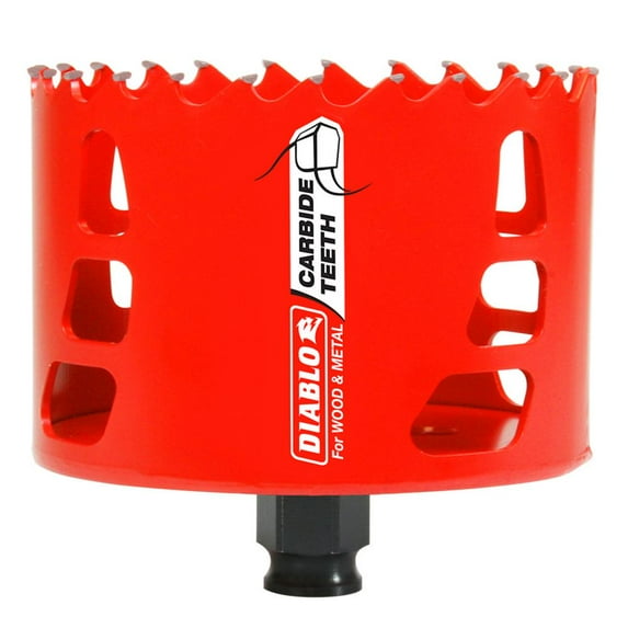 Diablo DHS4250CT Hole Saw, 66 mm D Cutting, Carbide Cutting Edge