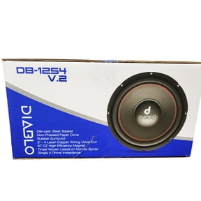 Diablo DB-12S4-V.2 12" 700W RMS Single 4-Ohm Voice Coil SVC Car Audio Subwoofer