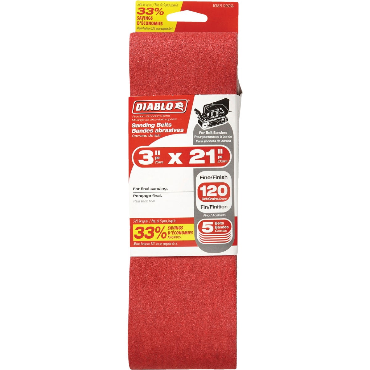 10 Courroies Abrasives 3″ X 24″ – Grain 120, Oxyde D'aluminium, US