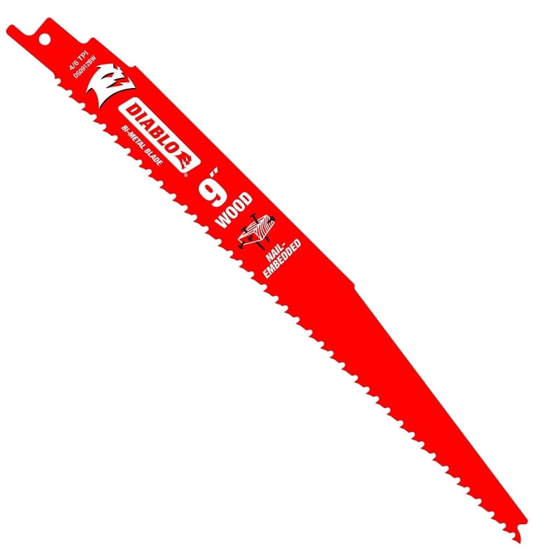 Freud DS0912BW25 Demo Demon Reciprocating Blades, Nail Embedded Wood, 9-In. x 6-12TPI, 25-Pk. - Quantity 1