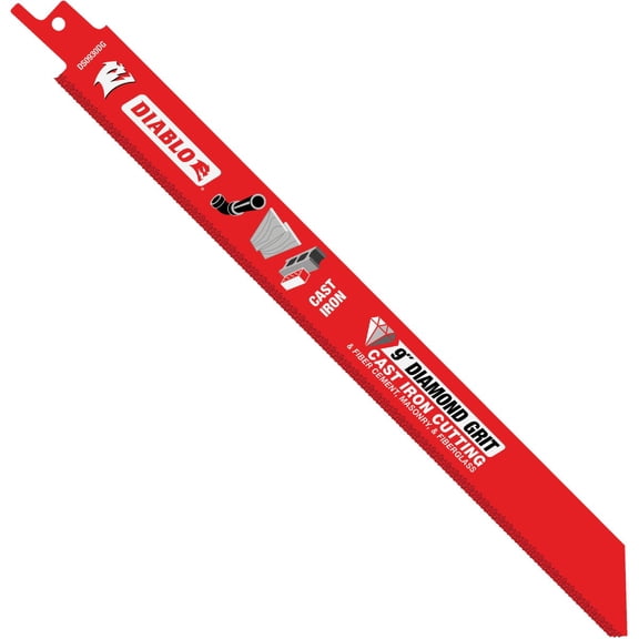 Diablo DS0930DGX 9" Cast Iron Cutting Reciprocating Saw Blade