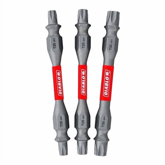 Diablo Ddetv25-S3 Assorted Pack Double-Ended Torx Drive Bit 2-1/2 In.