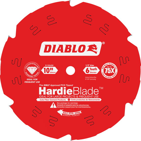 Diablo HardieBlade PCD Circular Saw Blade - Single Pack