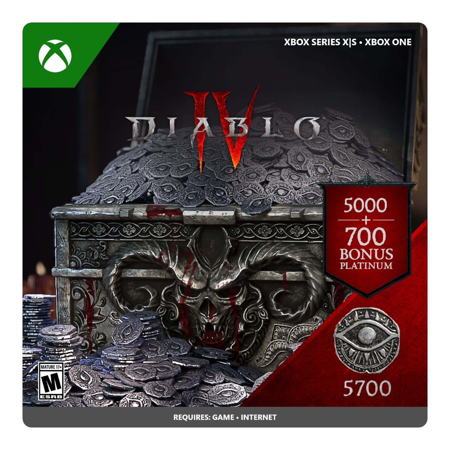 Diablo IV 5700 Platinum - Xbox One, Xbox Series X|S [Digital]