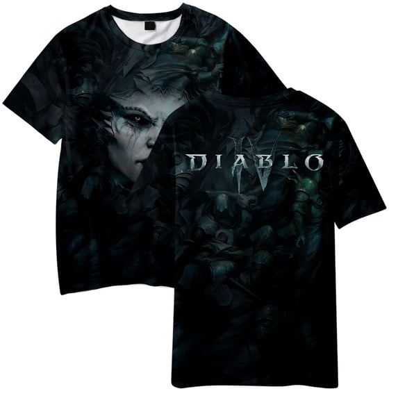 Diablo IV Casual 3D Short Sleeve T-shirts Men Women Game Clothes Unisex Printing Stylish t shirt