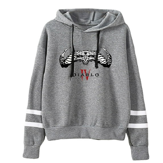 Diablo IV Hoodie Sweatshirts Casual Stylish Kpop Women Man Streetwear Game Pullovers Harajuku