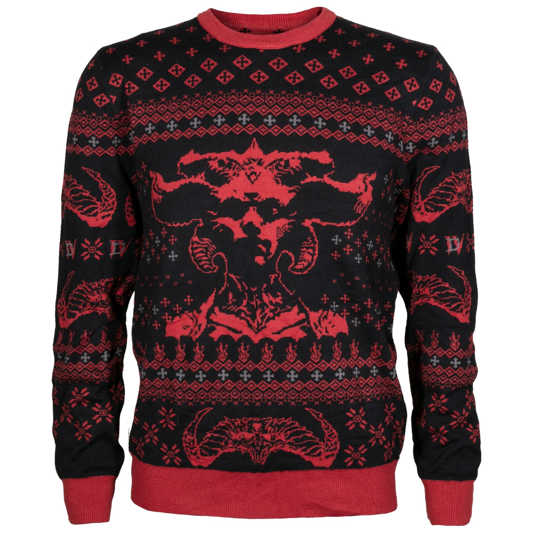 Diablo IV Lilith Ugly Holiday Sweater Black XX Large Walmart