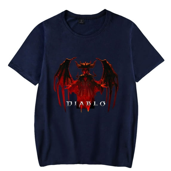 Diablo IV Unisex Short Sleeve T-shirts Men Women Streetwear Game Casual O-neck Harajuku Stylish