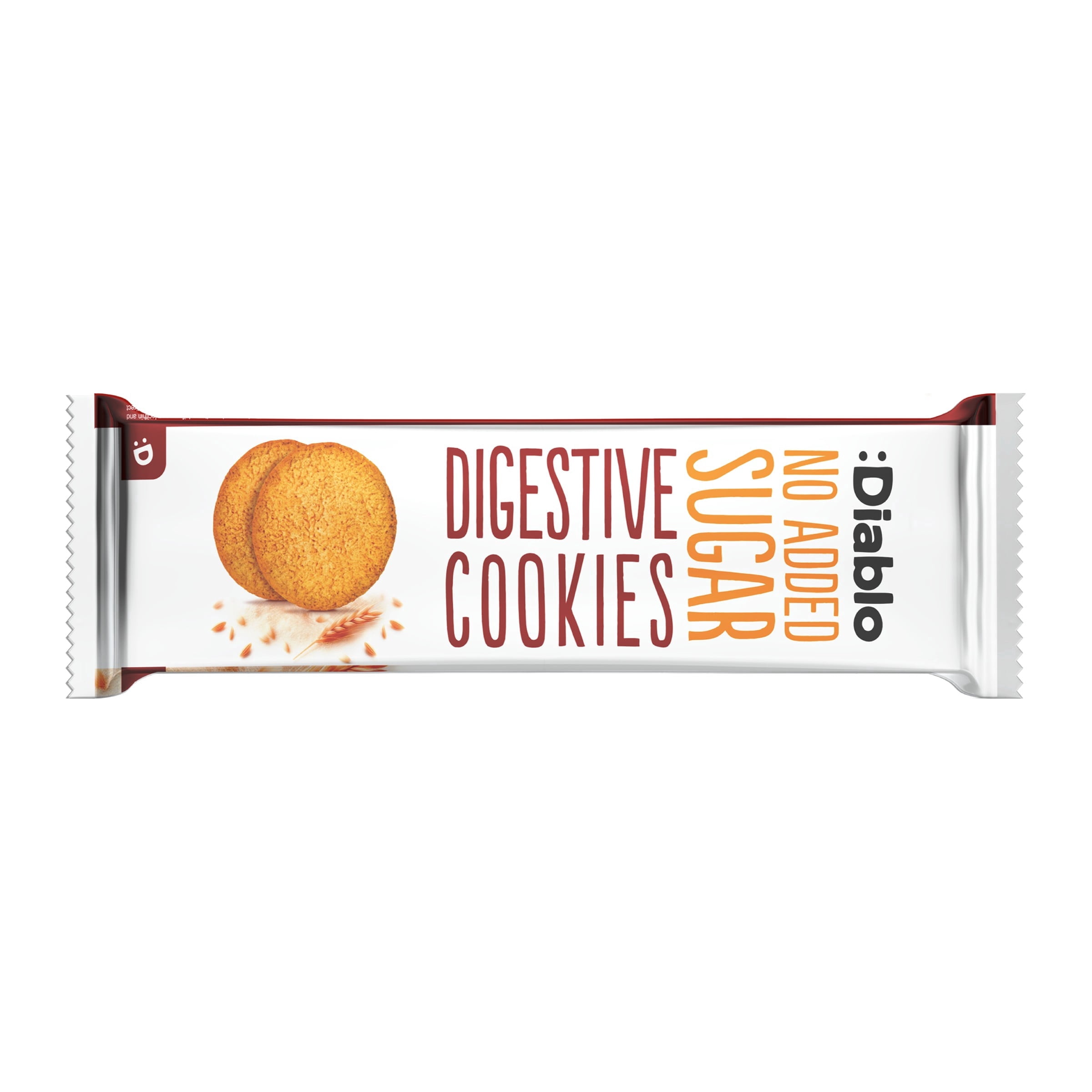 Diablo No Sugar Added Digestive Biscuits, Whole Wheat Cookies for Tea ...