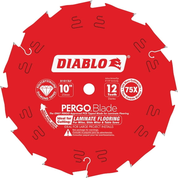 Diablo PERGOBlade Laminate & Wood Cutting Circular Saw Blade - Single Pack