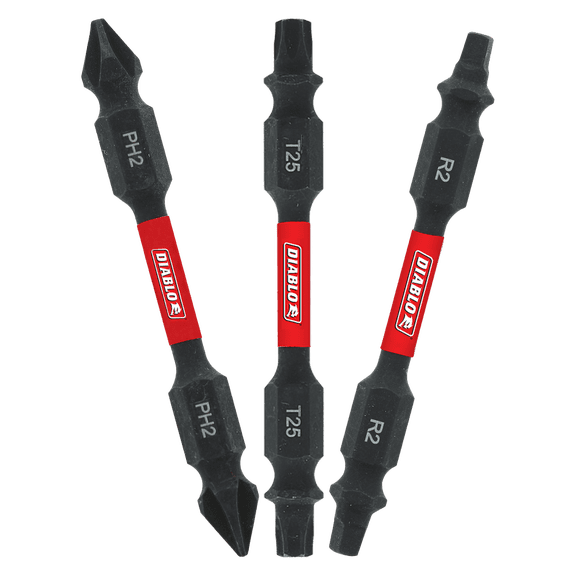 DE DRIVR BIT SET 2.5"3PC