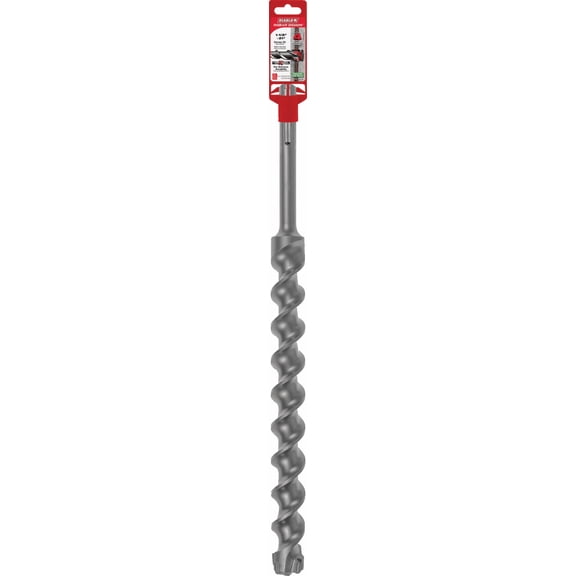 Diablo Rebar Demon SDS-Max Carbide-Tipped Rotary Hammer Drill Bit - Pack of 4 Heavy-Duty Construction, Professional Use