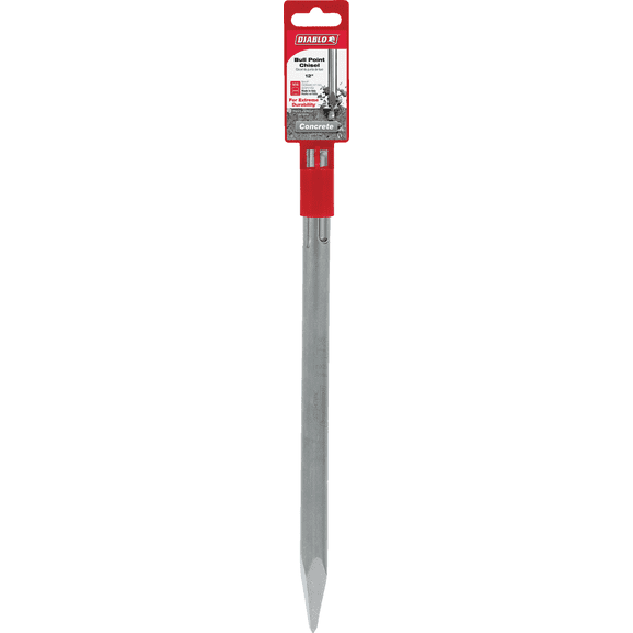 Diablo SDS-Max Bull Point Bit - Single Pack  Residential Use, Standard Application