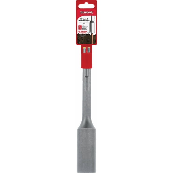 Diablo SDS-Max Ground Rod Driver Bit - Pack of 2  Professional & DIY Use, Standard Battery Platform