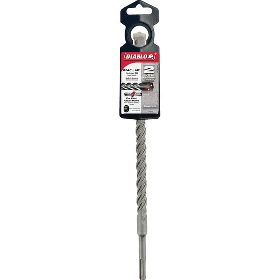 Diablo SDS-Plus Carbide-Tipped Rotary Hammer Drill Bit - Pack of 12