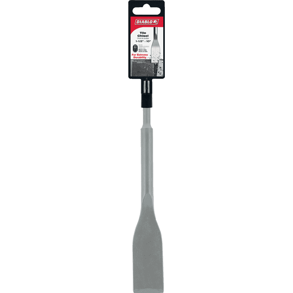 Diablo SDS-Plus Chisel Bit - Single Pack Heavy-Duty Construction, Professional Use
