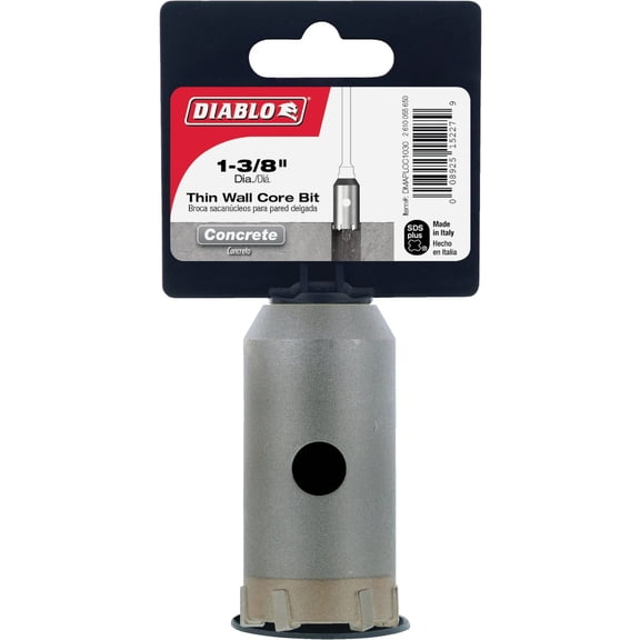 Diablo SDS-Plus Thin Wall Core Rotary Hammer Drill Bit - Single Pack
