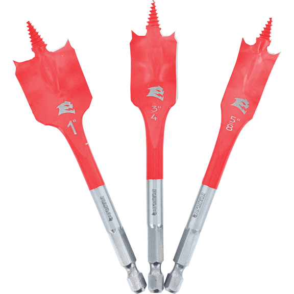 Diablo SPEEDemon 5-Piece Red Granite Rotary Hammer Drill Bit Set - Single Pack  Heavy-Duty Construction, Professional Use