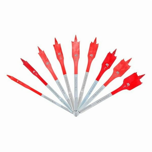 Diablo SPEEDemon 6 in. L High Speed Steel Spade Bit Set 9 pc