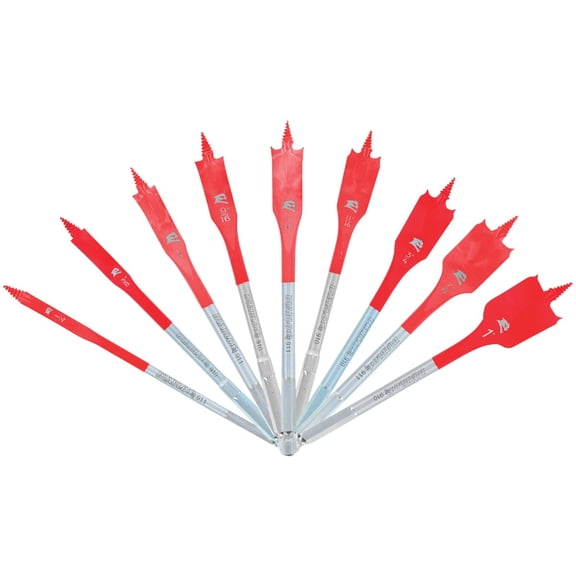 Diablo SPEEDemon 9-Piece Spade Bit Set - Pack of 12