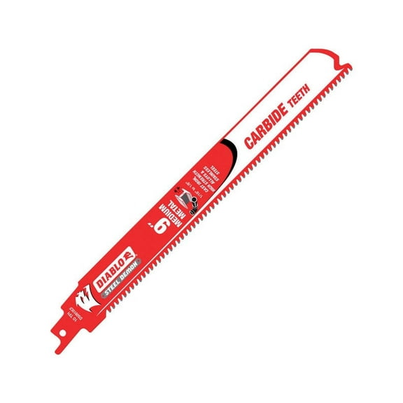Diablo Steel Demon 9 in. Carbide Reciprocating Saw Blade 10 TPI 1 each