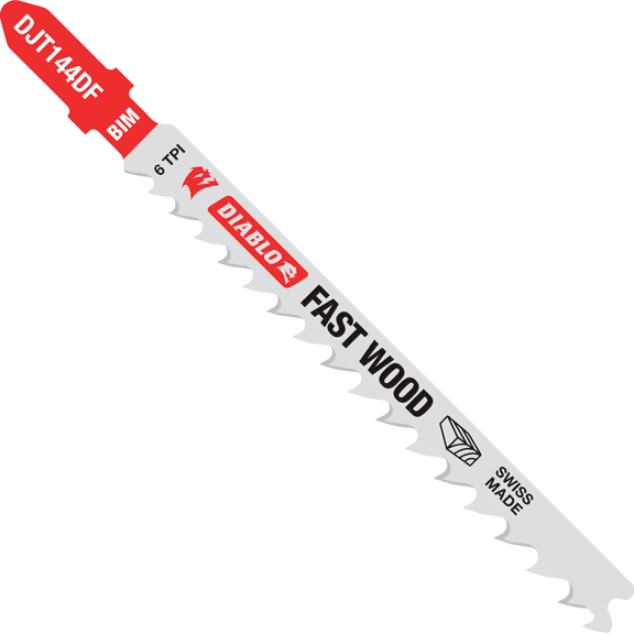 Diablo T-Shank Bi-Metal Jig Saw Blade - Single Pack Heavy-Duty Construction, Professional Use