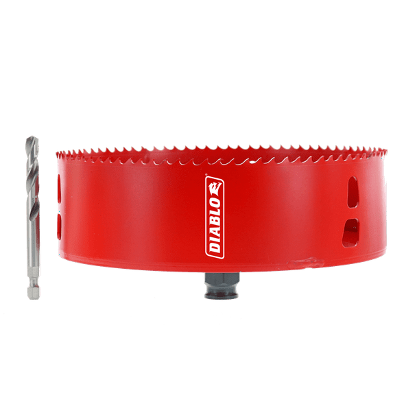 Diablo DHS6375RL Recessed Lighted Hole Saw, 6-3/8 in Dia