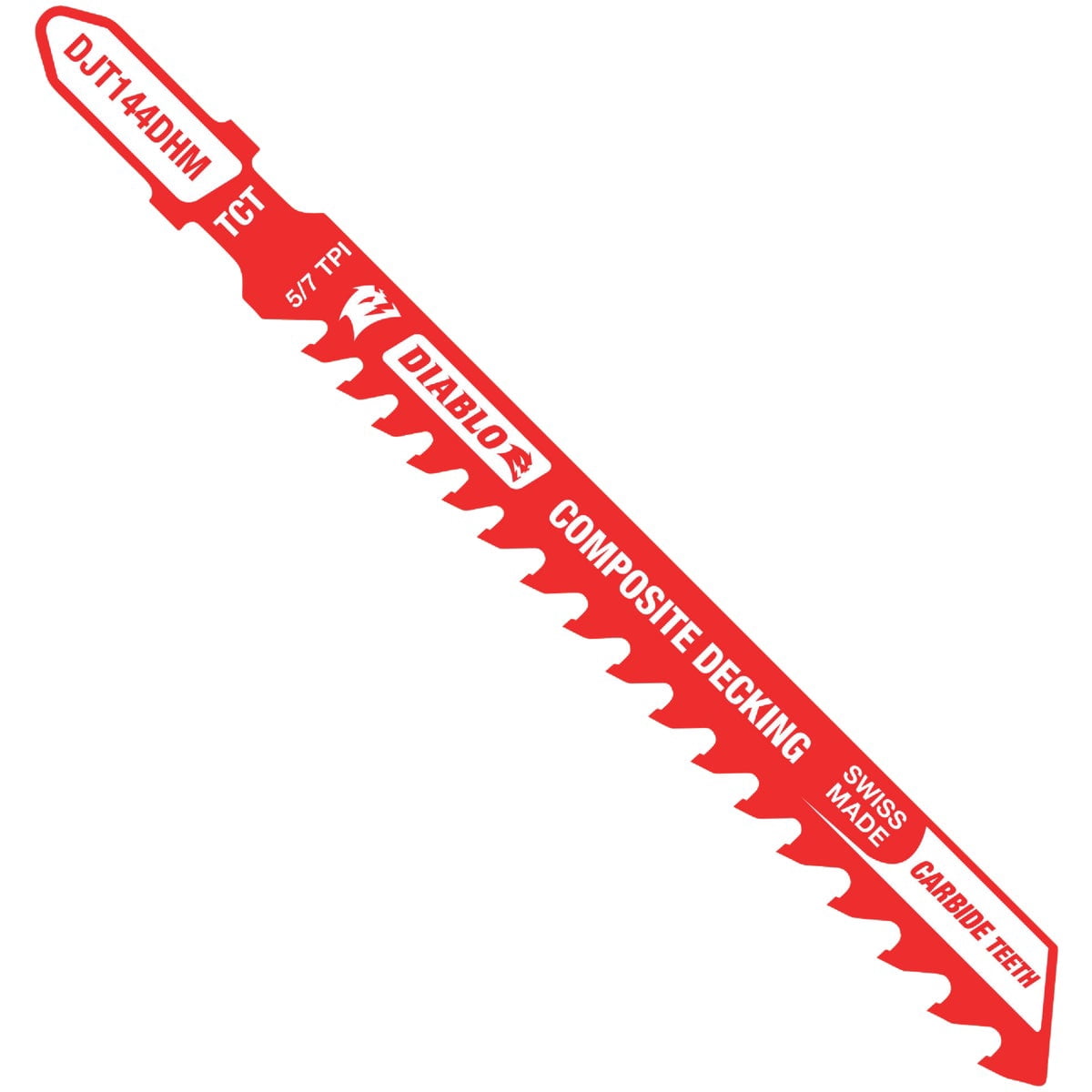 Diablo by Freud Diablo (Pack of Four - DJT144DHM) 4 in. 5/7 TPI Carbide T-Shank Jig Saw Blade for Composite Decking