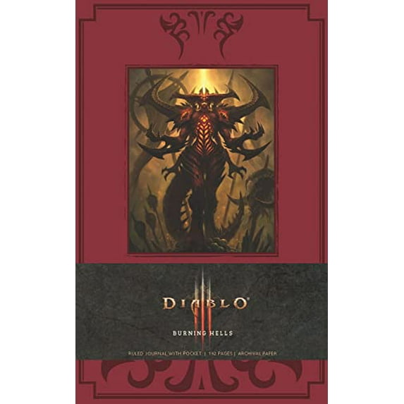 Pre-Owned Diablo Burning Hells Hardcover Ruled Journal (Large) (Hardcover) by Blizzard Entertainment