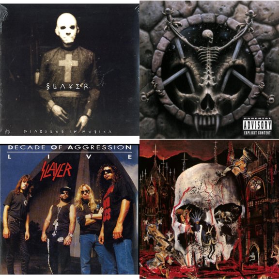Diabolus In Musica & Divine Intervention & Live: Decade Of Aggression & South Of Heaven [LP Vinyl Bundle]
