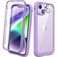 Diaclara Designed for iPhone 14 Case, Full Body Rugged Case with Built