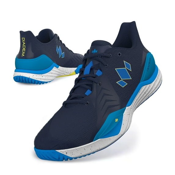 Diadem Court Burst Pickleball & Tennis Shoes for Stability, Speed, Performance & Comfort, Navy, US Size M9/W10.5