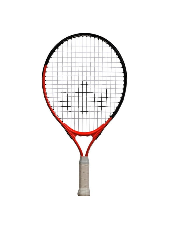 Diadem Super 19" Junior Tennis Racket in Red, Pre-Strung,6.5oz, Ages 4-6
