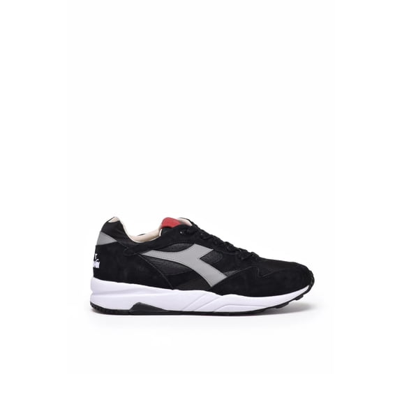 Diadora Heritage Black Leather Polyester Eclipse Italia Sneakers Black (Men's)