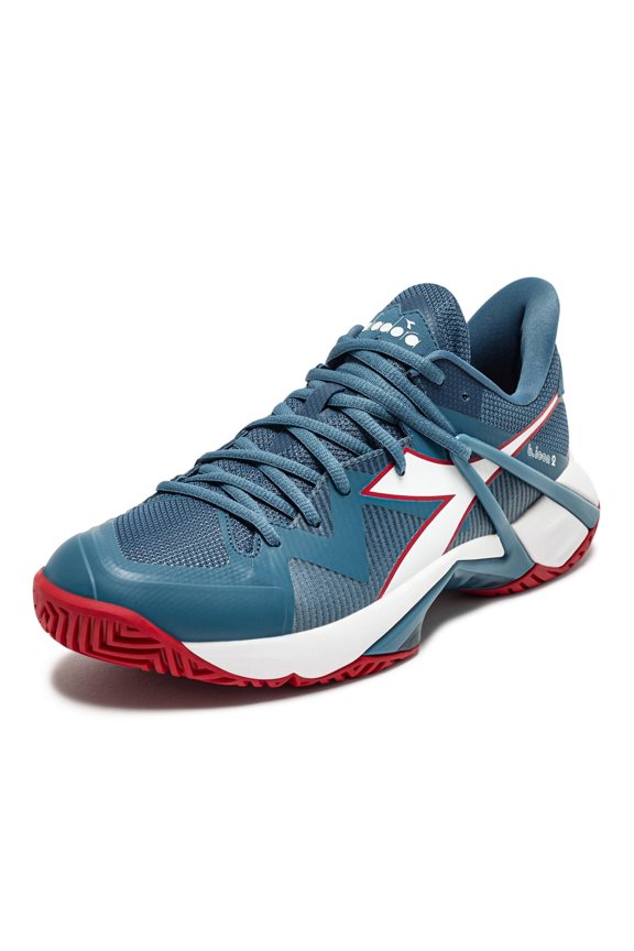 Men's B.Icon 2 All Ground Tennis Shoe Oceanview/White/Salsa, 13.5
