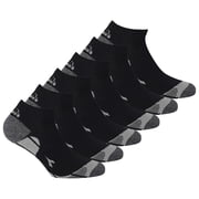 Diadora Unisex Sneaker Sports Socks, 6 Pack - Socks, Multi Pack, Logo, Pattern Black 39-42