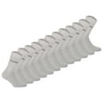 thumbnail image 1 of Diadora Unisex Socks, 12-Pack - Sports Socks, Cotton, Logo, Solid Color Light Gray 35-38, 1 of 2