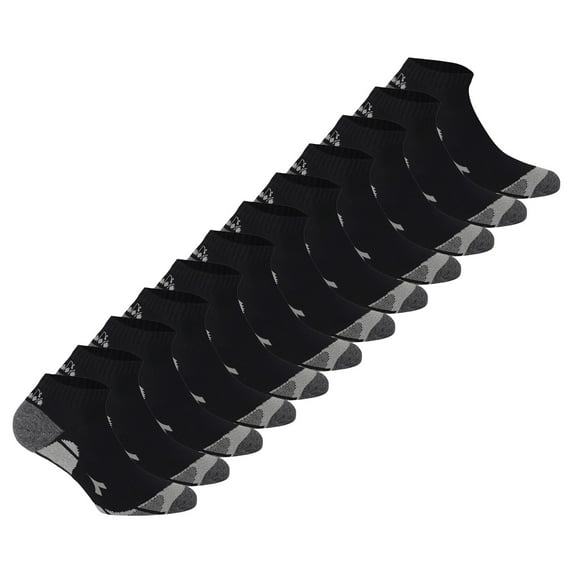 Diadora Unisex Socks Cotton Black 2.5-5 Uk