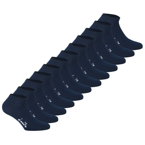 Diadora Unisex Socks Cotton Blue 2.5-5 Uk