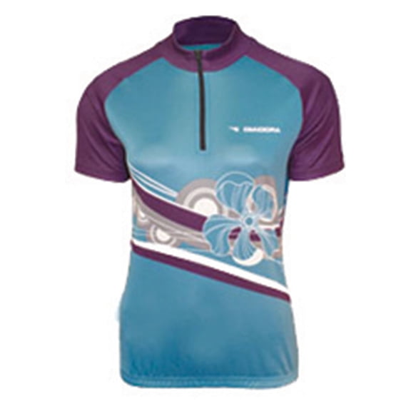 Diadora Women's Ladies Dana Cycling Top Shirt BLUE L