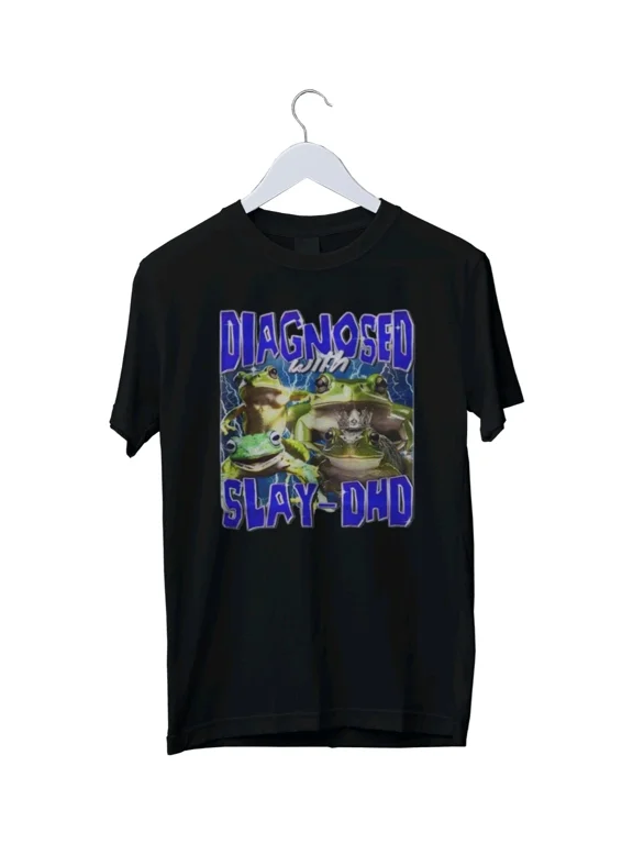 Diagnosed With Slay-DHD Graphic Print T-Shirt S M L XL 2 3 4 XL