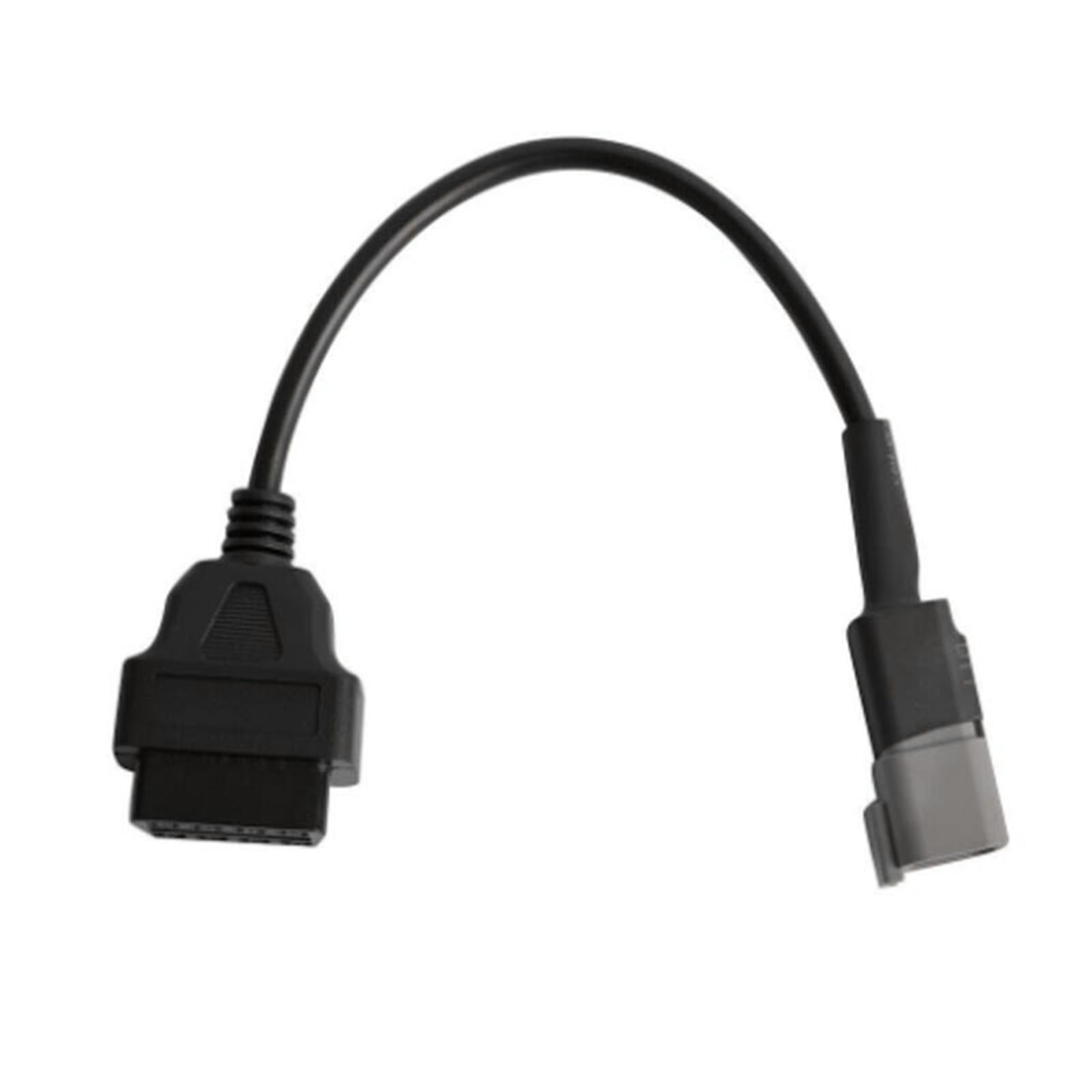 Motorcycle OBD2 Cable Adapter – 6-Pin Diagnostic Cable For Delphi ECU