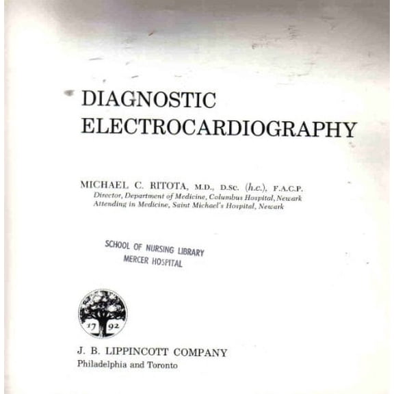 Pre-Owned Diagnostic Electrocardiography (Hardcover) 9780397502462
